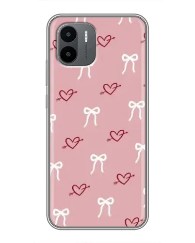 Чохол для Xiaomi Redmi A2 з картинкою «Серця та банти» Чохол для Xiaomi Redmi A2 з картинкою «Серця та банти»