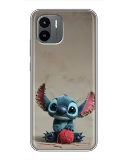 Чехол для Xiaomi Redmi A2 с картинкой «Стич на коричневом фоне»