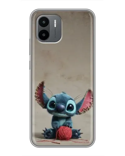 Чехол для Xiaomi Redmi A2 с картинкой «Стич на коричневом фоне»