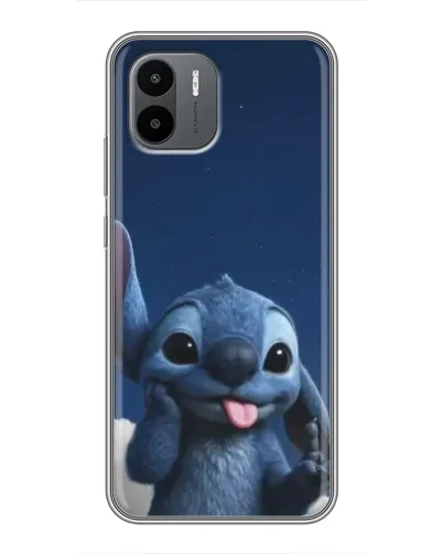 Чехол для Xiaomi Redmi A2 с картинкой «Стич в облаках»