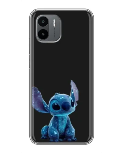 Чехол для Xiaomi Redmi A2 с картинкой «Стич на черном»