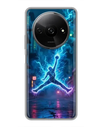 Чохол для Xiaomi Redmi A3 з картинкою «Jordan Gold Jumpman»