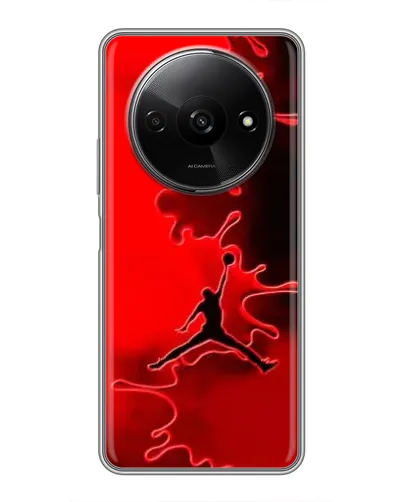 Чохол для Xiaomi Redmi A3 з картинкою «Jordan Red Smoke»