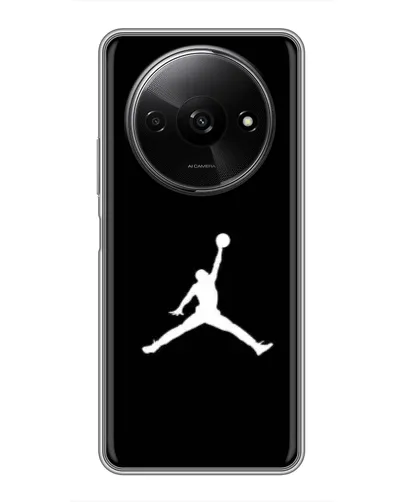 Чохол для Xiaomi Redmi A3 з картинкою «Jordan Silhouette»