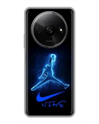 Чохол для Xiaomi Redmi A3 з картинкою «Jordan Neon Blue»