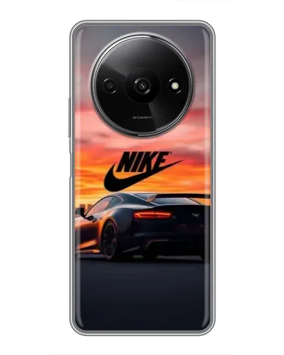Чохол для Xiaomi Redmi A3 з картинкою «Nike та суперкар»