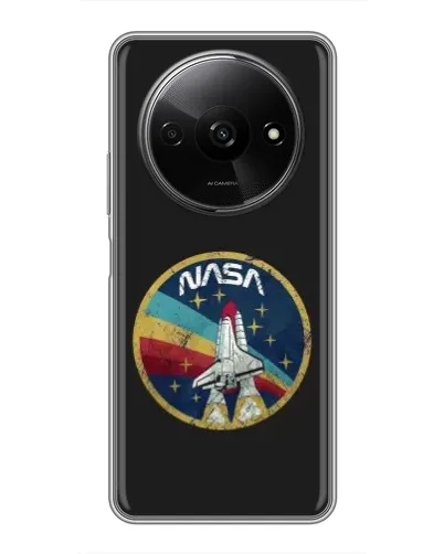 Чохол для Xiaomi Redmi A3 з картинкою «NASA — емблема місії»