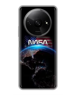 Чохол для Xiaomi Redmi A3 з картинкою «Земля з космосу NASA»