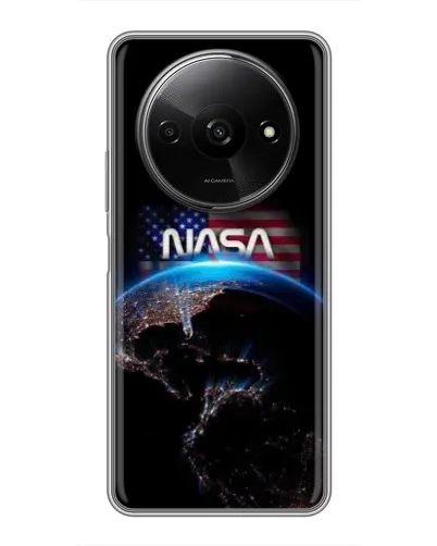 Чохол для Xiaomi Redmi A3 з картинкою «Земля з космосу NASA»