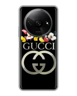 Чохол для Xiaomi Redmi A3 з картинкою «Gucci — герої Disney»