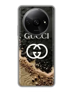 Чохол для Xiaomi Redmi A3 з картинкою «Gucci — піщані дюни»