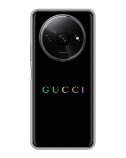 Чохол для Xiaomi Redmi A3 з картинкою «Gucci — неоновий мінімалізм»