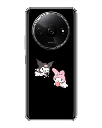 Чехол для Xiaomi Redmi A3 с картинкой «My Melody и Kuromi» Чехол для Xiaomi Redmi A3 с картинкой «My Melody и Kuromi»