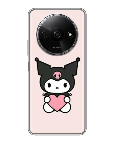 Чехол для Xiaomi Redmi A3 с картинкой «Kuromi и сердце» Чехол для Xiaomi Redmi A3 с картинкой «Kuromi и сердце»