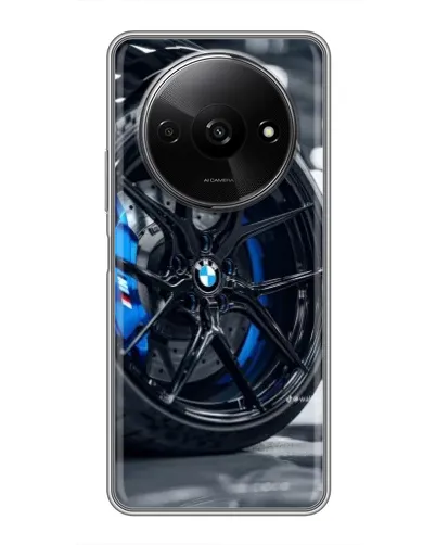 Чохол для Xiaomi Redmi A3 з картинкою «Колесо BMW зблизька»