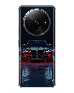 Чохол для Xiaomi Redmi A3 з картинкою «BMW на мокрій дорозі»