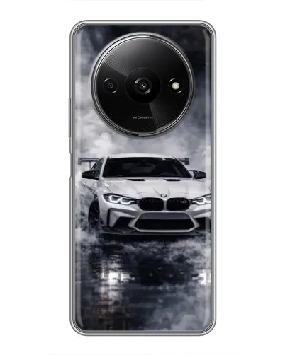 Чохол для Xiaomi Redmi A3 з картинкою «BMW крізь туман»