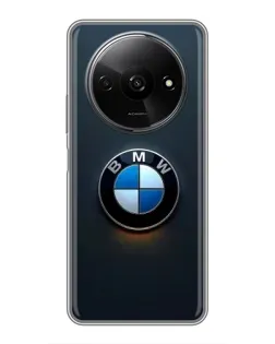 Чохол для Xiaomi Redmi A3 з картинкою «Логотип BMW — мінімалізм»
