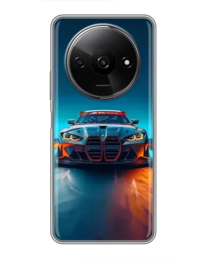 Чехол для Xiaomi Redmi A3 с картинкой «BMW — огни неона» Чехол для Xiaomi Redmi A3 с картинкой «BMW — огни неона»