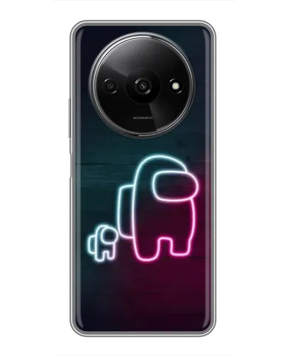 Чехол для Xiaomi Redmi A3 с картинкой «Among Us неон-арт» Чехол для Xiaomi Redmi A3 с картинкой «Among Us неон-арт»