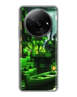 Чехол для Xiaomi Redmi A3 с картинкой «Minecraft лесной пейзаж» Чехол для Xiaomi Redmi A3 с картинкой «Minecraft лесной пейзаж»