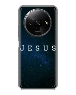 Чехол для Xiaomi Redmi A3 с картинкой «Звездное небо Jesus»