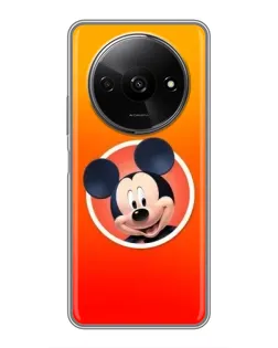 Чехол для Xiaomi Redmi A3 с картинкой «Mickey в круге»