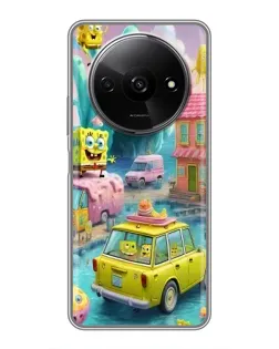Чехол для Xiaomi Redmi A3 с картинкой «Монстр-трак приключения»