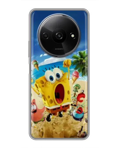 Чехол для Xiaomi Redmi A3 с картинкой «Развлечения на пляже»