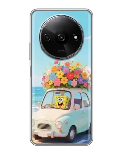 Чехол для Xiaomi Redmi A3 с картинкой «Автомобильное путешествие»