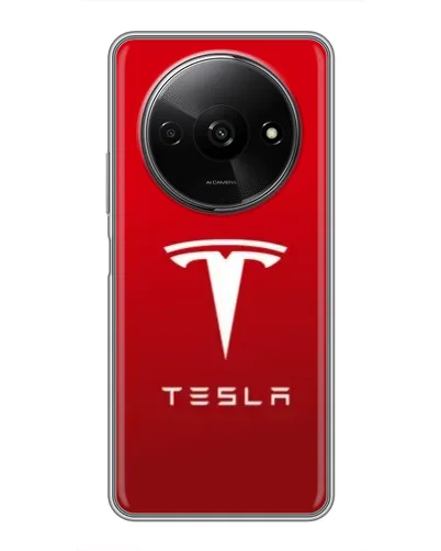 Чохол для Xiaomi Redmi A3 з картинкою «Tesla Red Classic»