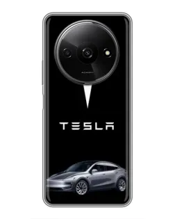 Чохол для Xiaomi Redmi A3 з картинкою «Tesla Model Y»