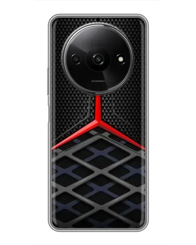 Чохол для Xiaomi Redmi A3 з картинкою «Mercedes Carbon Grid»