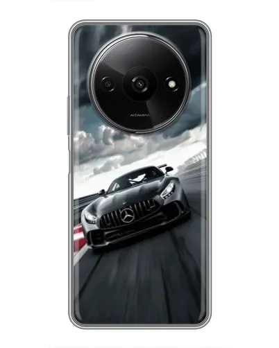 Чохол для Xiaomi Redmi A3 з картинкою «Гоночний Mercedes AMG»