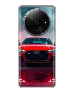Чохол для Xiaomi Redmi A3 з картинкою «Audi RS — червоний стиль»