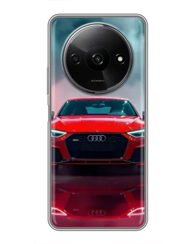 Чохол для Xiaomi Redmi A3 з картинкою «Audi RS — червоний стиль»