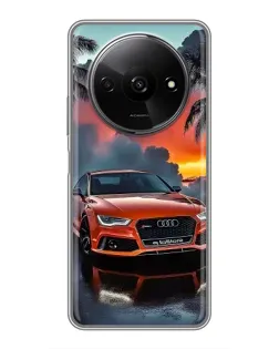 Чохол для Xiaomi Redmi A3 з картинкою «Audi — захід сонця»