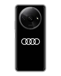 Чохол для Xiaomi Redmi A3 з картинкою «Audi White Logo»