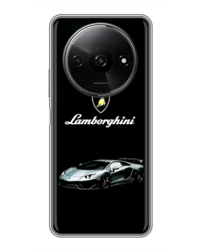 Чохол для Xiaomi Redmi A3 з картинкою «Логотип Lamborghini класика»