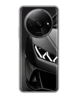 Чохол для Xiaomi Redmi A3 з картинкою «Lamborghini фари деталізація»