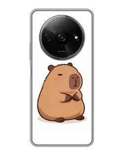 Чехол для Xiaomi Redmi A3 с картинкой «Толстенькая капибара»