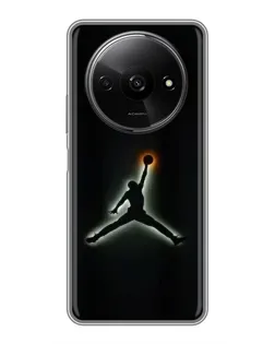 Чехол для Xiaomi Redmi A3x с картинкой «Jordan Gradient Logo»