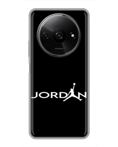 Чехол для Xiaomi Redmi A3x с картинкой «Jordan White Logo»
