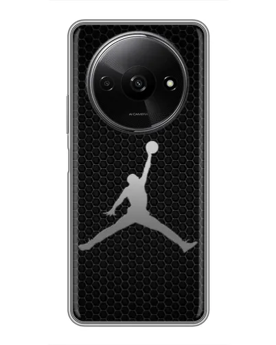 Чехол для Xiaomi Redmi A3x с картинкой «Jordan Dark Carbon»