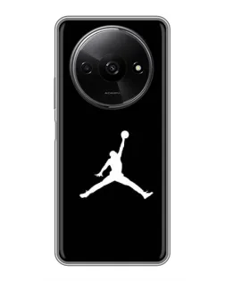 Чехол для Xiaomi Redmi A3x с картинкой «Jordan Silhouette»