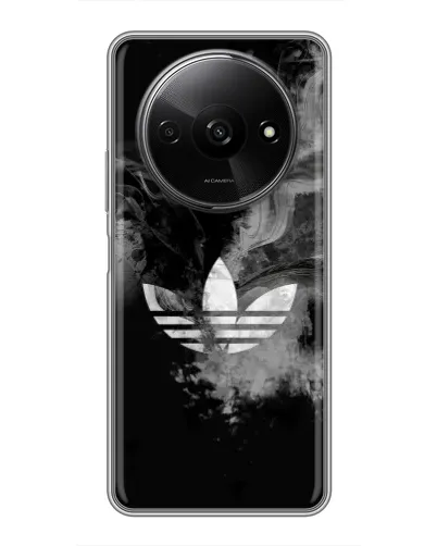 Чехол для Xiaomi Redmi A3x с картинкой «Абстрактный дым Adidas»