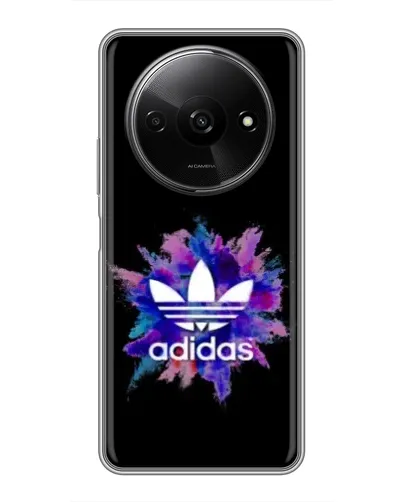 Чехол для Xiaomi Redmi A3x с картинкой «Взрыв красок Adidas»