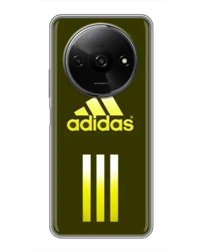 Чехол для Xiaomi Redmi A3x с картинкой «Оливковый градиент Adidas»
