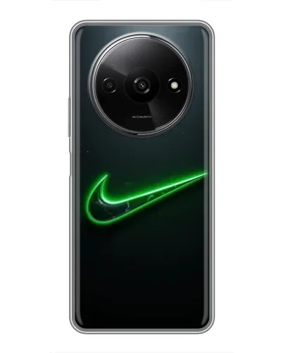 Чехол для Xiaomi Redmi A3x с картинкой «Неоновый контур Nike» Чехол для Xiaomi Redmi A3x с картинкой «Неоновый контур Nike»