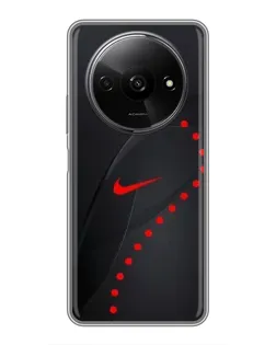 Чехол для Xiaomi Redmi A3x с картинкой «Абстрактный дизайн Nike»